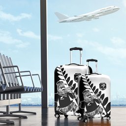 Aotearoa Rugby League Luggage Cover Kiwi Haka and Fern - Sporty Style