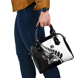 Aotearoa Rugby League Shoulder Handbag Kiwi Haka and Fern - Sporty Style