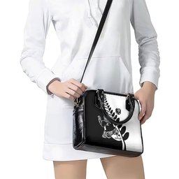 Aotearoa Rugby League Shoulder Handbag Kiwi Haka and Fern - Sporty Style