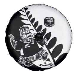 Aotearoa Rugby League Spare Tire Cover Kiwi Haka and Fern - Sporty Style