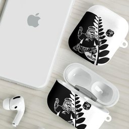 Aotearoa Rugby League AirPods Case Kiwi Haka and Fern - Sporty Style