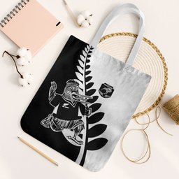 Aotearoa Rugby League Tote Bag Kiwi Haka and Fern - Sporty Style