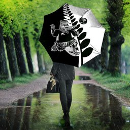 Aotearoa Rugby League Umbrella Kiwi Haka and Fern - Sporty Style