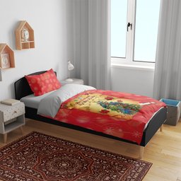 New Zealand Christmas Bedding Set Meri Kirihimete NZ Xmas Tree Animals