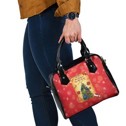 New Zealand Christmas Shoulder Handbag Meri Kirihimete NZ Xmas Tree Animals