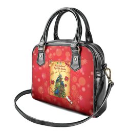 New Zealand Christmas Shoulder Handbag Meri Kirihimete NZ Xmas Tree Animals