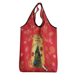 New Zealand Christmas Grocery Bag Meri Kirihimete NZ Xmas Tree Animals
