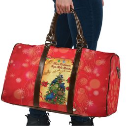 New Zealand Christmas Travel Bag Meri Kirihimete NZ Xmas Tree Animals