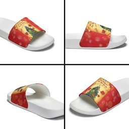 New Zealand Christmas Slide Sandals Meri Kirihimete NZ Xmas Tree Animals