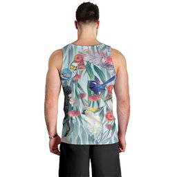 National Bird Week - Aussie Birds on Eucalyptus Men Tank Top Sky Blue