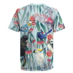 National Bird Week - Aussie Birds on Eucalyptus Rugby Jersey Sky Blue