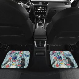 National Bird Week - Aussie Birds on Eucalyptus Car Mats Sky Blue