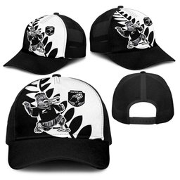 Aotearoa Rugby League Baseball Net Cap Kiwi Haka and Fern - Sporty Style