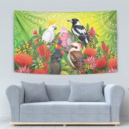 Australian Native Birds Tapestry Art Dot Painting Pattern