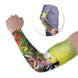 Australian Native Birds Arm Sleeves Art Dot Painting Pattern