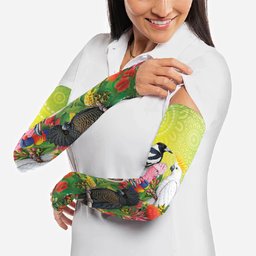 Australian Native Birds Arm Sleeves Art Dot Painting Pattern