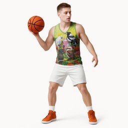 Australian Native Birds Basketball Jersey Art Dot Painting Pattern