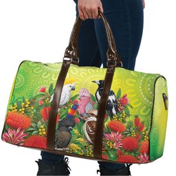 Australian Native Birds Travel Bag Art Dot Painting Pattern