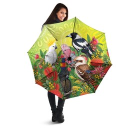 Australian Native Birds Umbrella Art Dot Painting Pattern