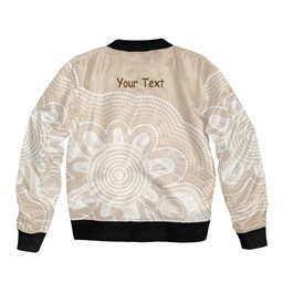 Tap Dance Australia Personalised Bomber Jacket Yellow-crested Cockatoo Indigenous Art