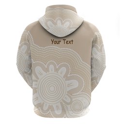 Tap Dance Australia Personalised Zip Hoodie Yellow-crested Cockatoo Indigenous Art