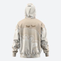 Tap Dance Australia Personalised Zip Hoodie Yellow-crested Cockatoo Indigenous Art