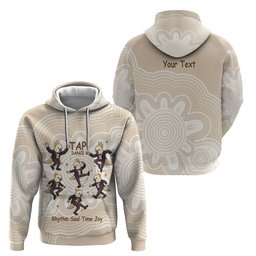 Tap Dance Australia Personalised Hoodie Yellow-crested Cockatoo Indigenous Art