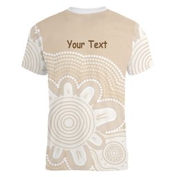 Tap Dance Australia Personalised Women V-Neck T-Shirt Yellow-crested Cockatoo Indigenous Art