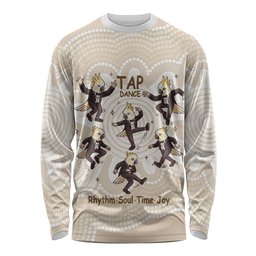Tap Dance Australia Personalised Long Sleeve Shirt Yellow-crested Cockatoo Indigenous Art