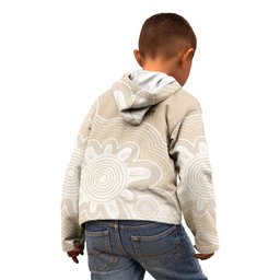 Tap Dance Australia Personalised Kid Hoodie Yellow-crested Cockatoo Indigenous Art