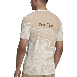Tap Dance Australia Personalised Rugby Jersey Yellow-crested Cockatoo Indigenous Art