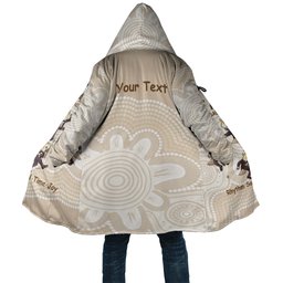 Tap Dance Australia Personalised Cloak Yellow-crested Cockatoo Indigenous Art