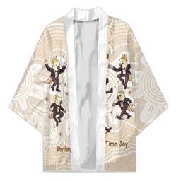 Tap Dance Australia Personalised Kimono Yellow-crested Cockatoo Indigenous Art
