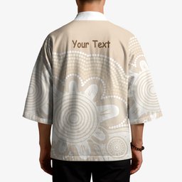 Tap Dance Australia Personalised Kimono Yellow-crested Cockatoo Indigenous Art