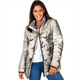 Tap Dance Australia Personalised Padded Jacket Yellow-crested Cockatoo Indigenous Art