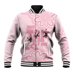 Tap Dance Australia Baseball Jacket Pink Galah Just Tap It Out
