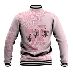 Tap Dance Australia Baseball Jacket Pink Galah Just Tap It Out