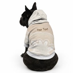Tap Dance Australia Personalised Pet Hoodie Yellow-crested Cockatoo Indigenous Art