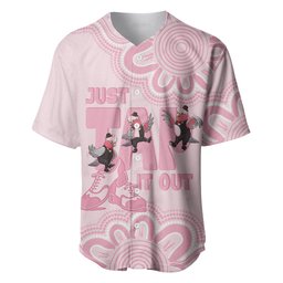 Tap Dance Australia Baseball Jersey Pink Galah Just Tap It Out