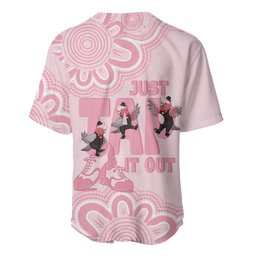 Tap Dance Australia Baseball Jersey Pink Galah Just Tap It Out