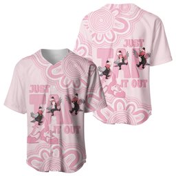 Tap Dance Australia Baseball Jersey Pink Galah Just Tap It Out