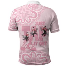 Tap Dance Australia Polo Shirt Pink Galah Just Tap It Out