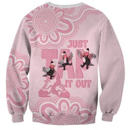 Tap Dance Australia Sweatshirt Pink Galah Just Tap It Out