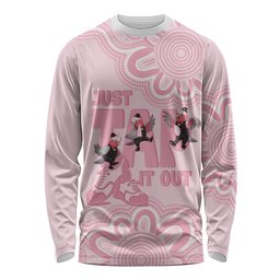 Tap Dance Australia Long Sleeve Shirt Pink Galah Just Tap It Out