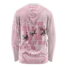 Tap Dance Australia Long Sleeve Shirt Pink Galah Just Tap It Out