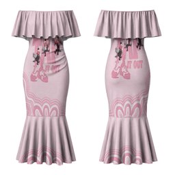 Tap Dance Australia Family Matching Mermaid Dress and Hawaiian Shirt Pink Galah Just Tap It Out