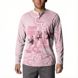 Tap Dance Australia Button Sweatshirt Pink Galah Just Tap It Out