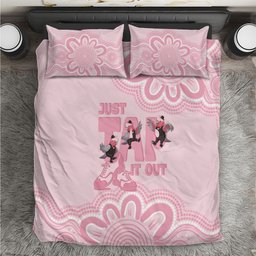 Tap Dance Australia Bedding Set Pink Galah Just Tap It Out
