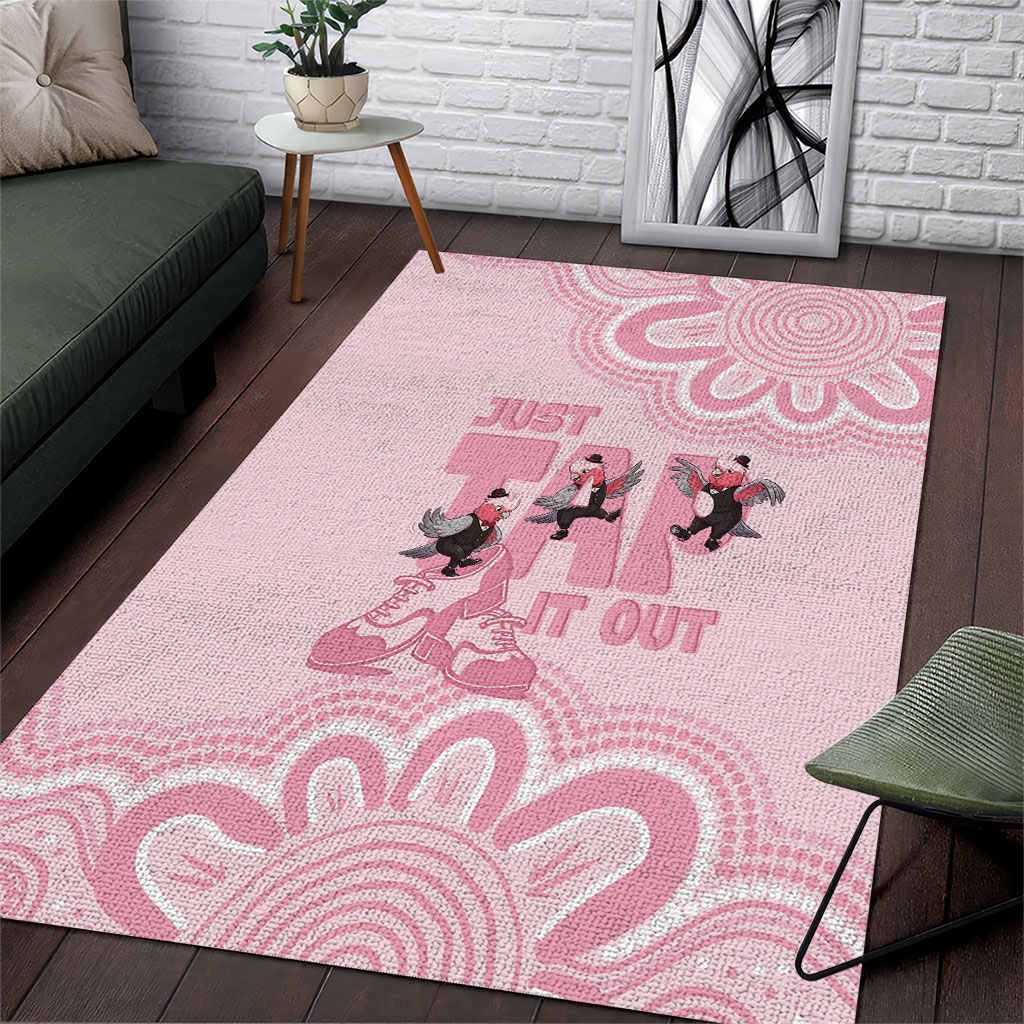 Tap Dance Australia Area Rug Pink Galah Just Tap It Out