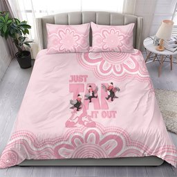 Tap Dance Australia Bedding Set Pink Galah Just Tap It Out